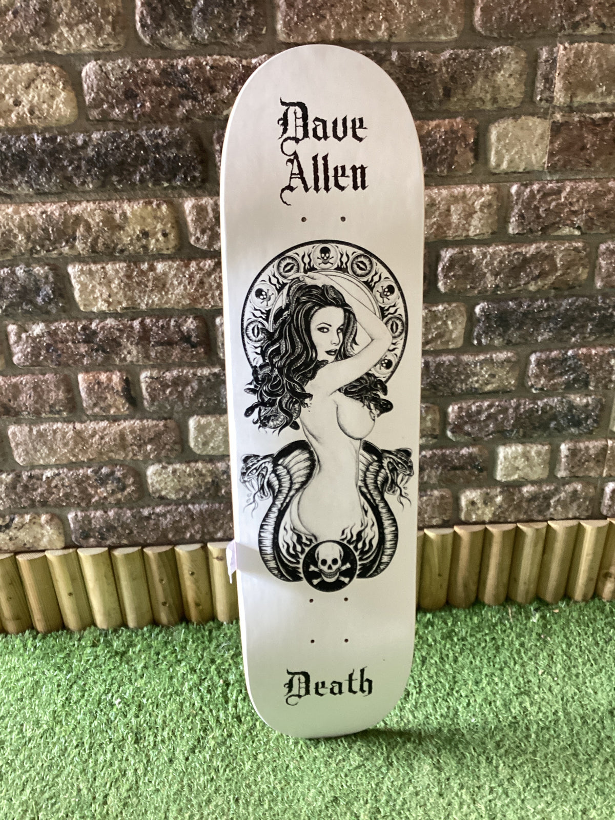 Death Skateboards Dave Allen Medusa deck