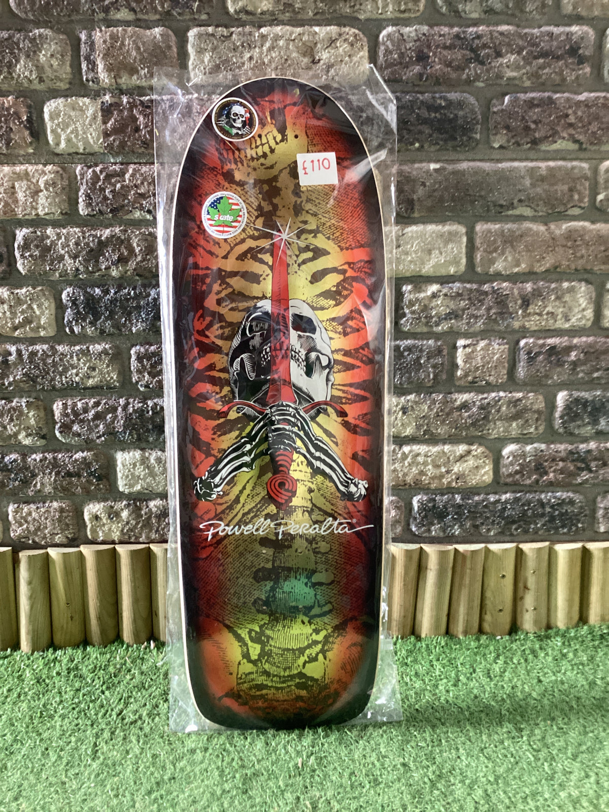 Powell-Peralta Ray Rodriguez Skull & Sword Gold Foil