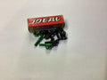 Ideal green and black skateboard hardware