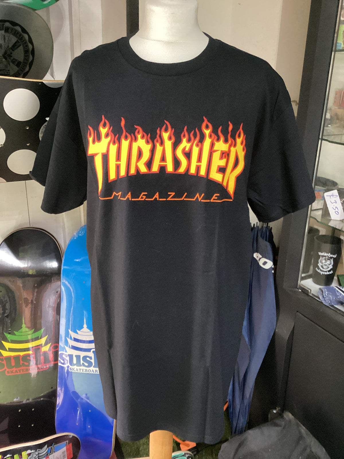 Thrashers flame logo tshirt