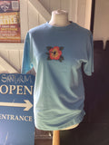 Santa Cruz screaming hibiscus front tshirt